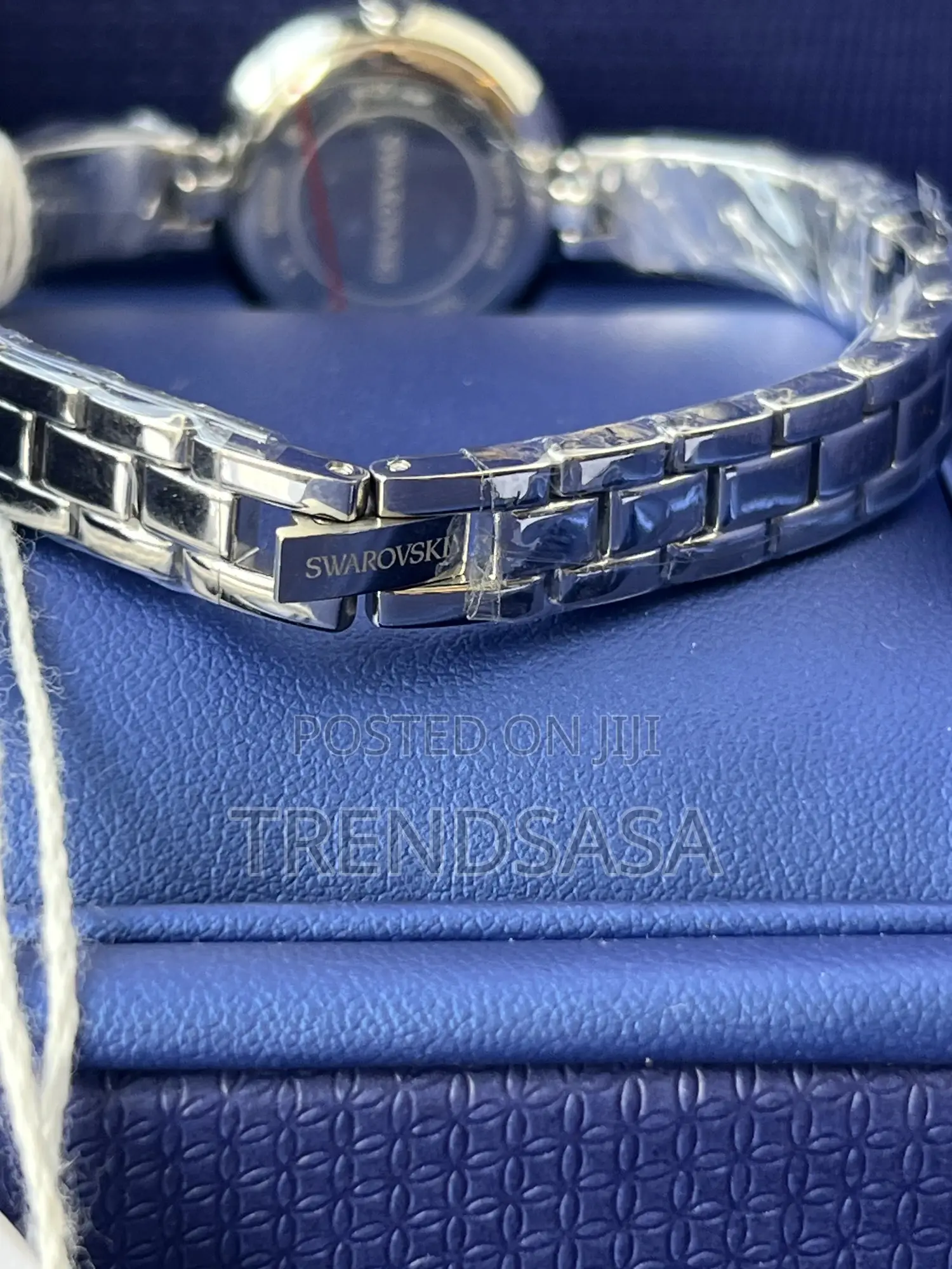 Swarovski Crystals Silver Ladies Matrix Bangle Watch