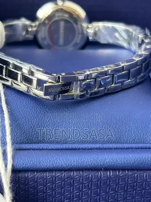 Swarovski Crystals Silver Ladies Matrix Bangle Watch