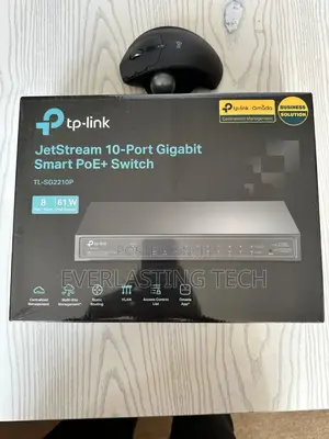 Tp-Link 8-Port Gigabit Smart Poe+ Switch With 2 SFP Slots - Tl-Sg2210p