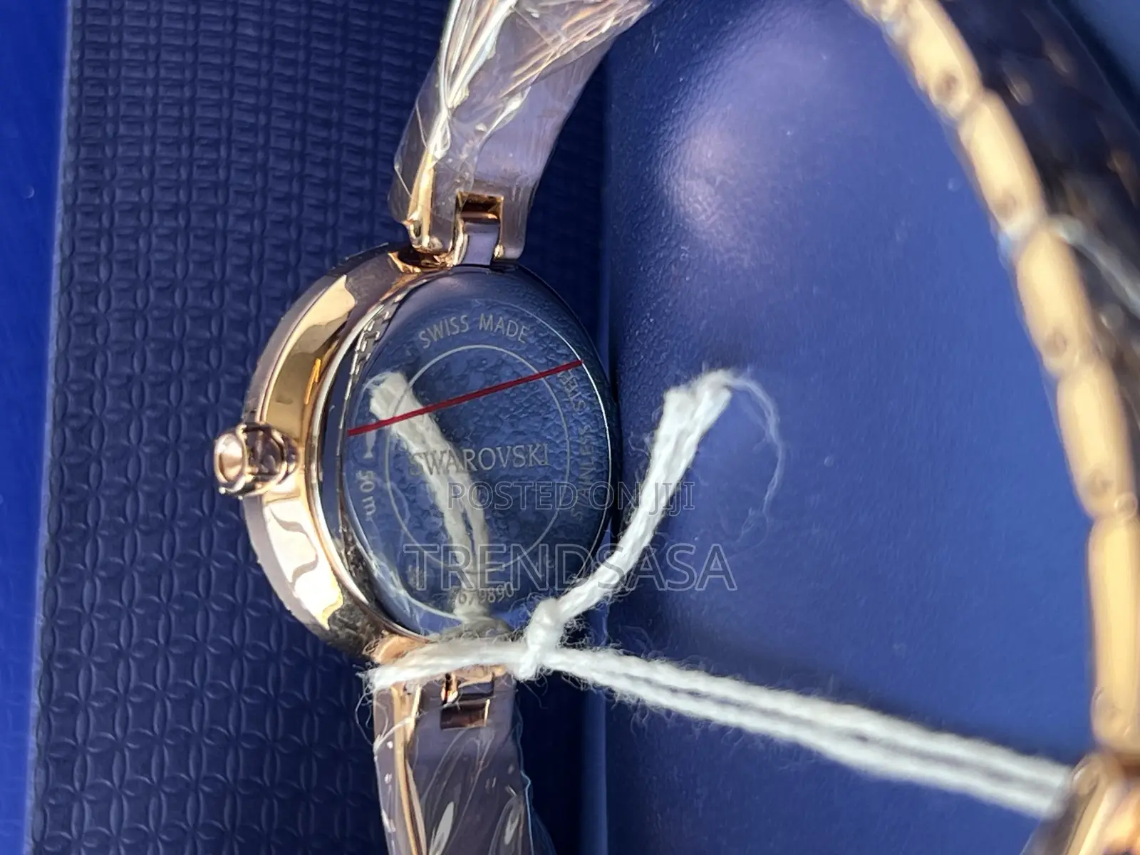 Swarovski Crystals Rose Gold Ladies Matrix Bangle Watch