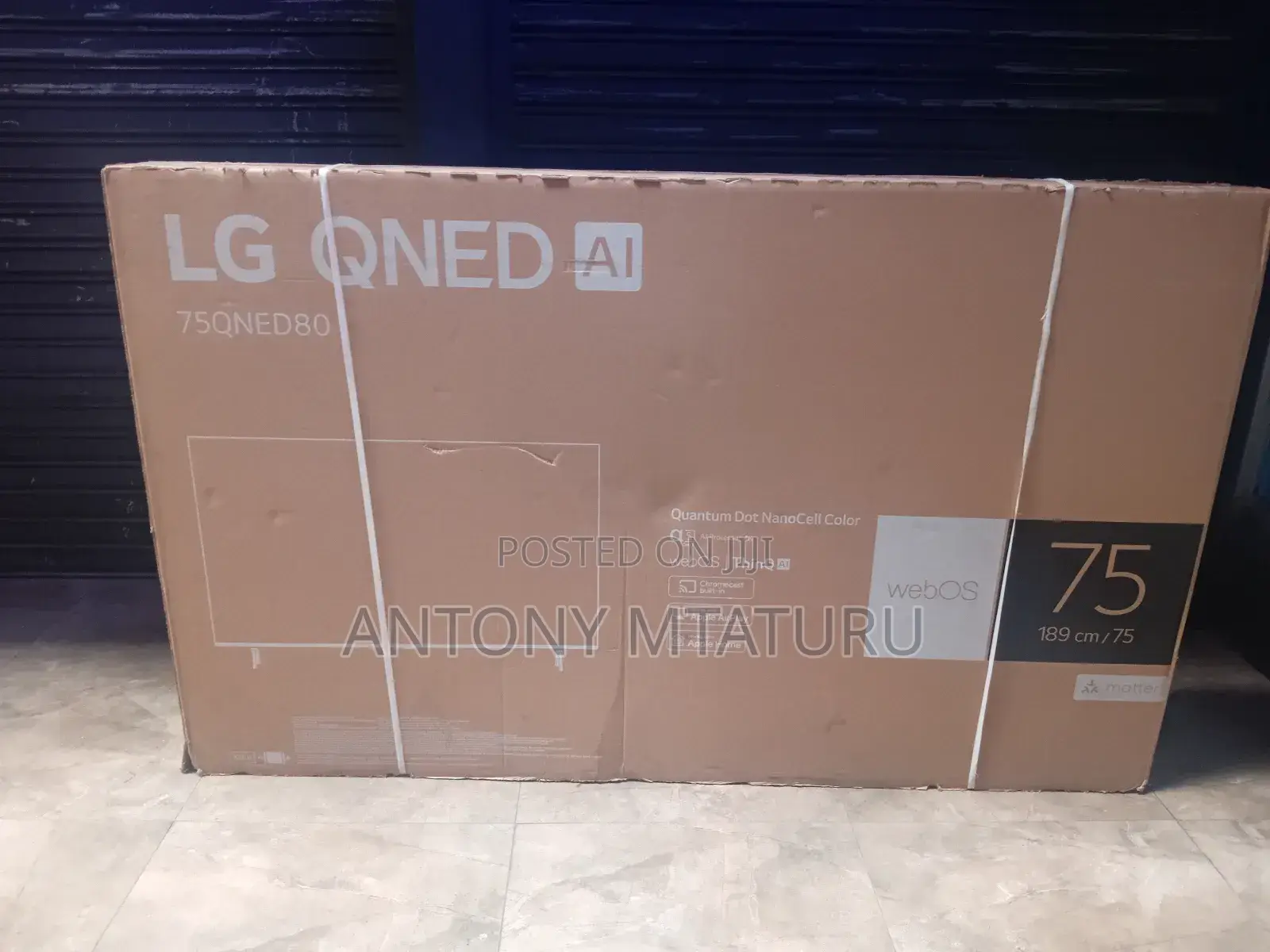 75 Inch Lg Qned Ai Qned80 Smart Tv Ai Magic Remote Hdr10 Webos25