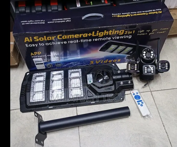 3 Lenses 3 Screen V380 4g Floodlight Camera