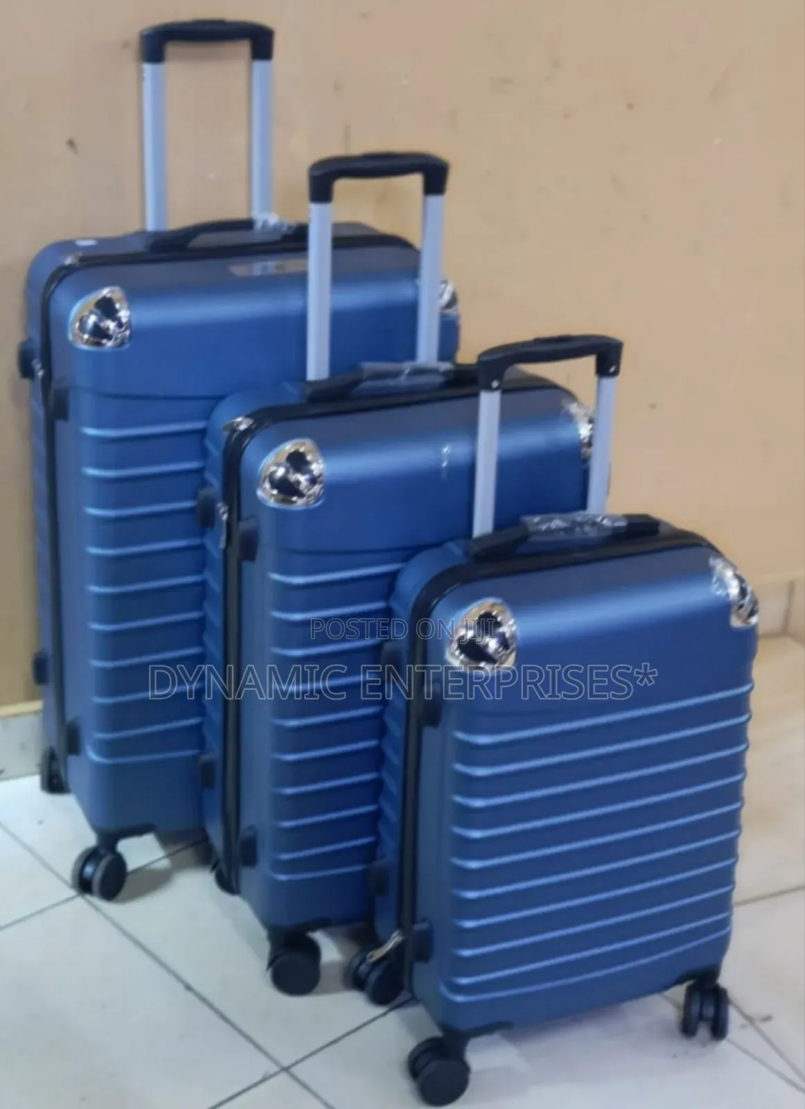 3 in 1 Luxurious Fibre Suitcases