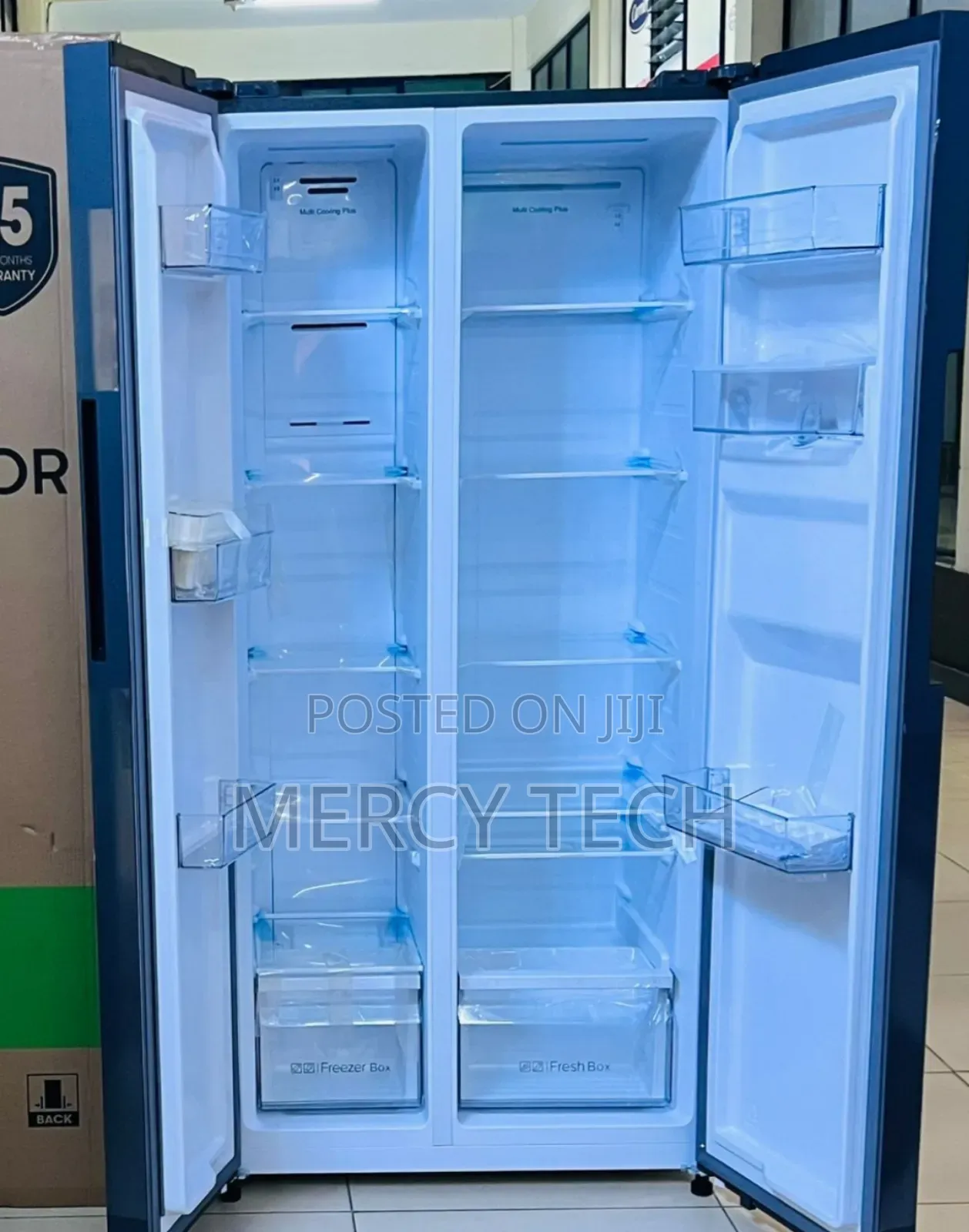 Syinix 460 Litres Side by Side Refridgerator With Water Dispenser