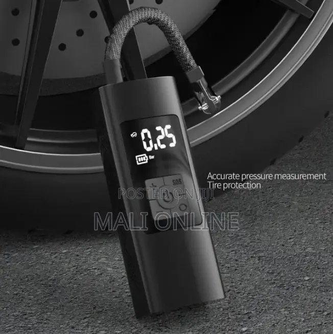 Car Air Pump Tire Inflator Led Display Digital Emergency Compressor