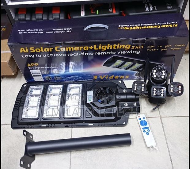 450 Watts Solar Floodlight Camera