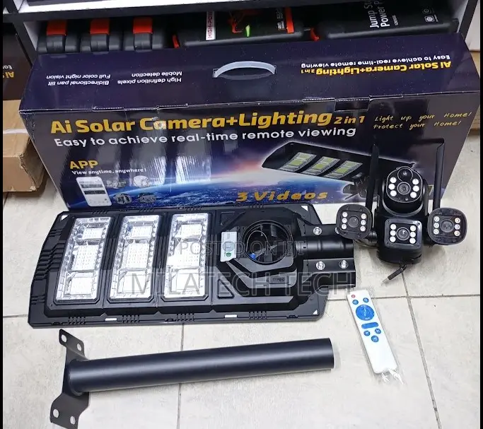 450 Watts Solar Floodlight Camera