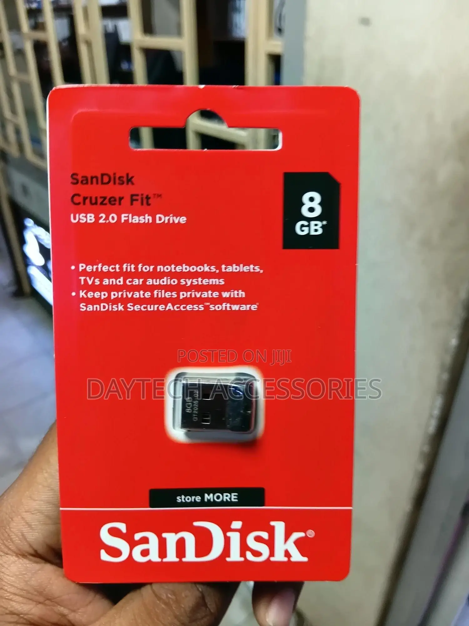 Sandisk 8gb Usb Cruzer Fit Flash Drive