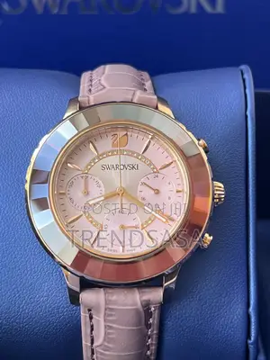 Swarovski Women Octea Lux Pink and Brown Chronograph Ladies Watch