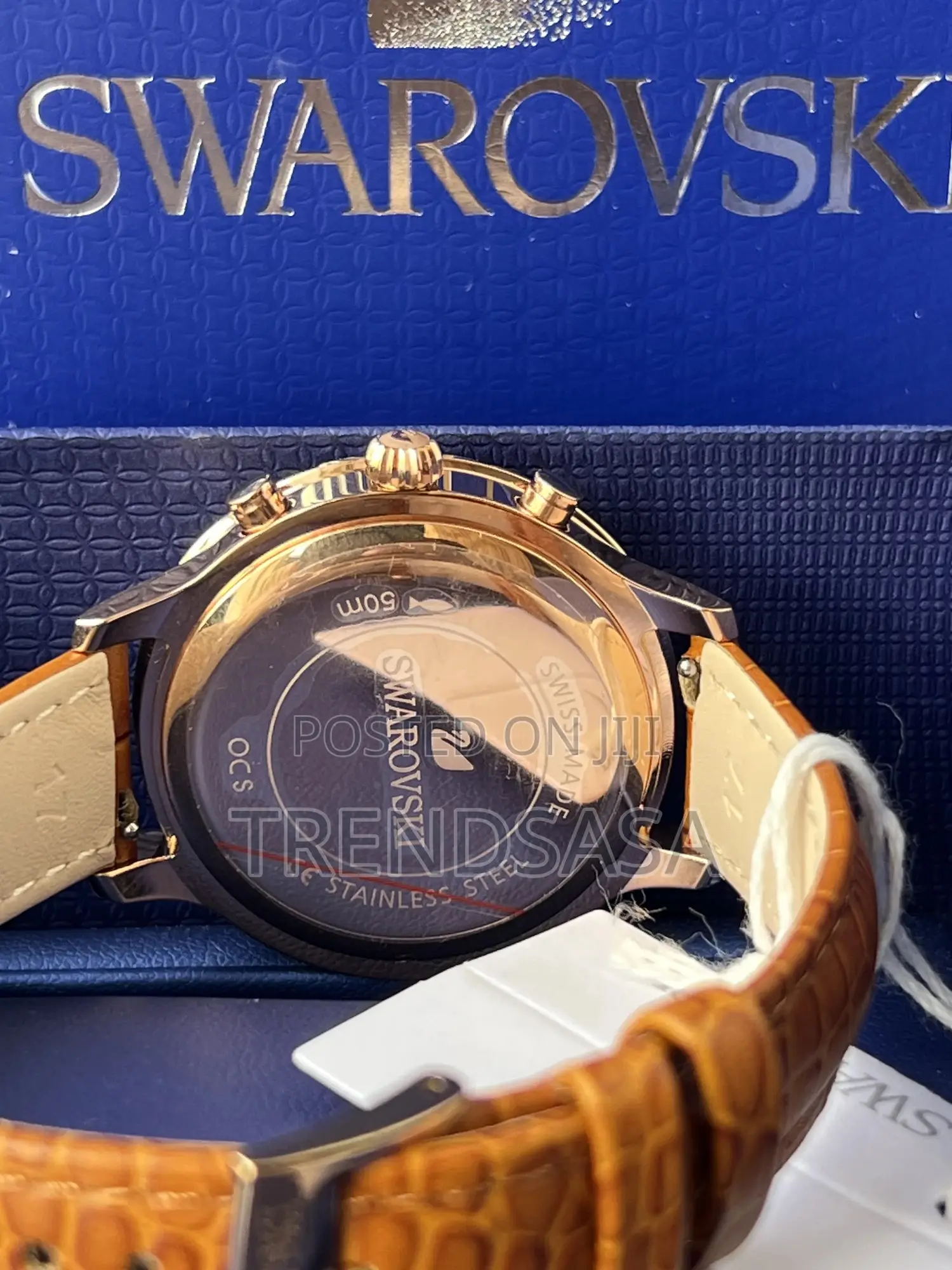 Swarovski Women Octea Lux Pink and Brown Chronograph Ladies Watch