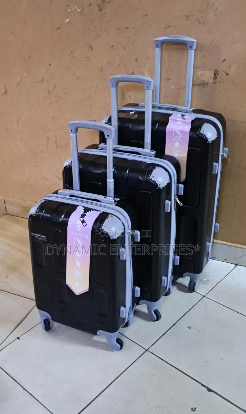 3 in 1 Luxurious Fibre Suitcases