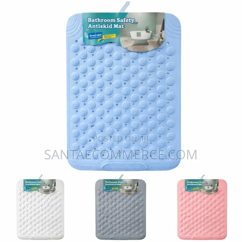Anti-Slip Suction Bathroom Mat With Scrub Texture