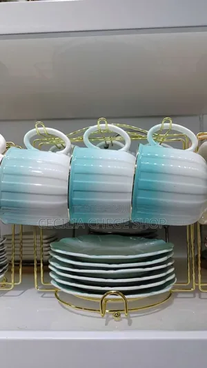Cup and Saucer Set With Stand