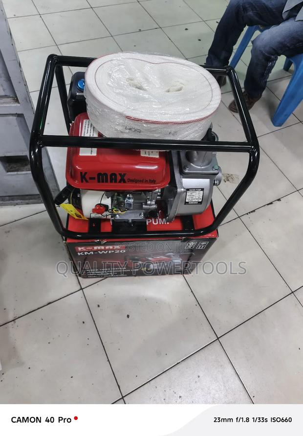 2inch Kmax Petrol Water Pump+2inch 50m Canvas Pipe