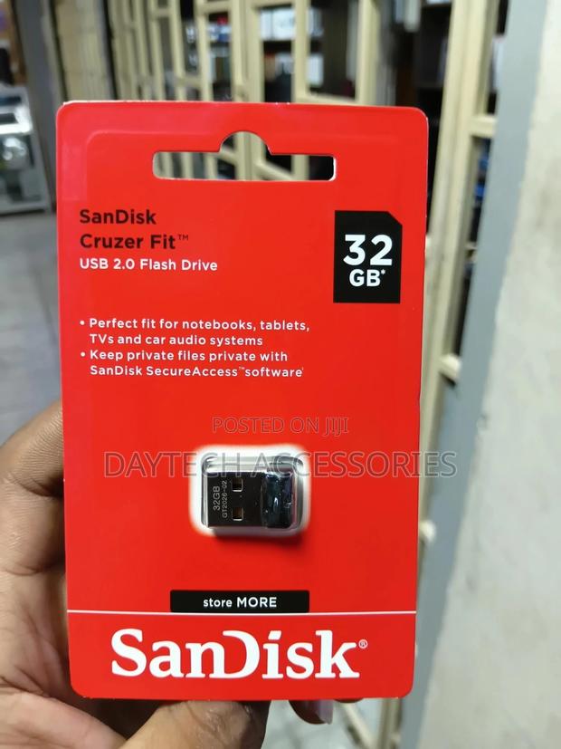 Sandisk 32gb Cruzer Fit Usb 2.0 Flash Drive