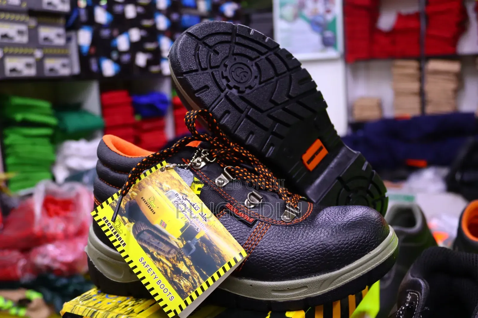 Rocklander Safety Leather Boots