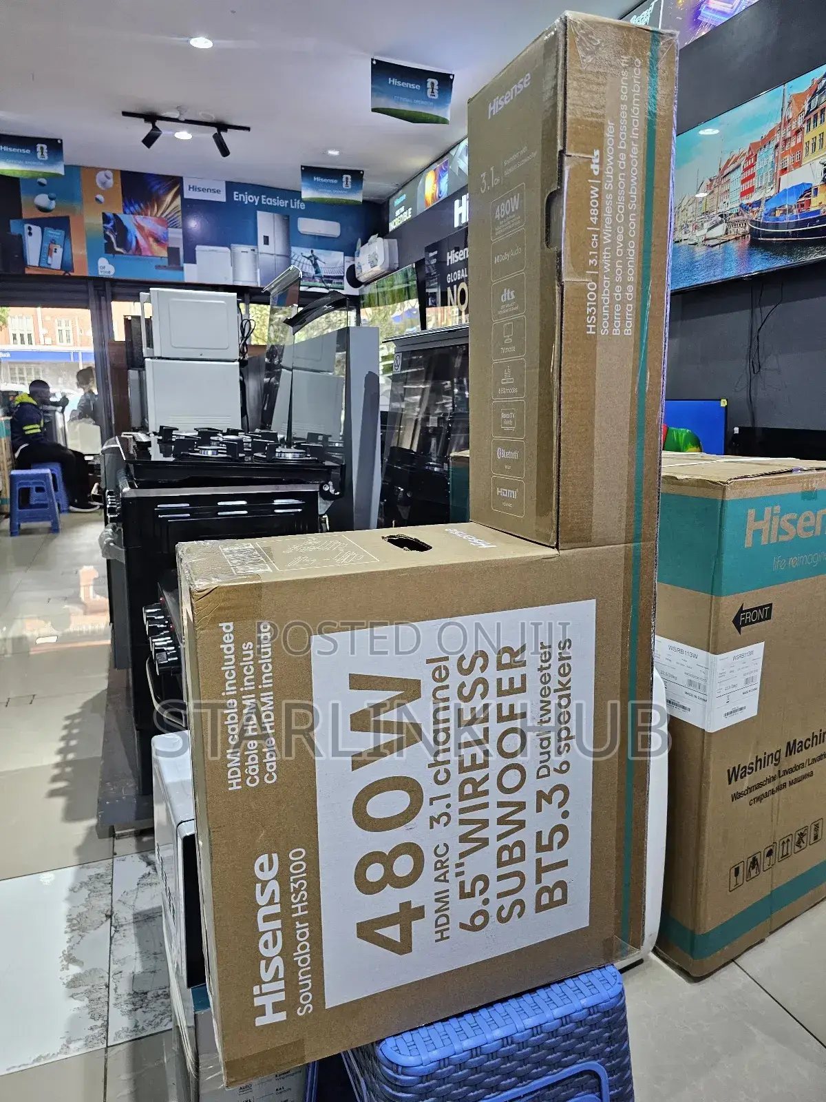 Hisense Hs3100 3.1ch 480w Wireless Soundbar