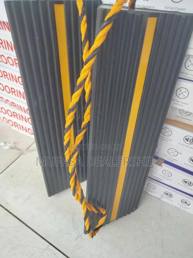 Yellow/Black Reflective Aeroplane Wheel Chocks - thumbnail 2