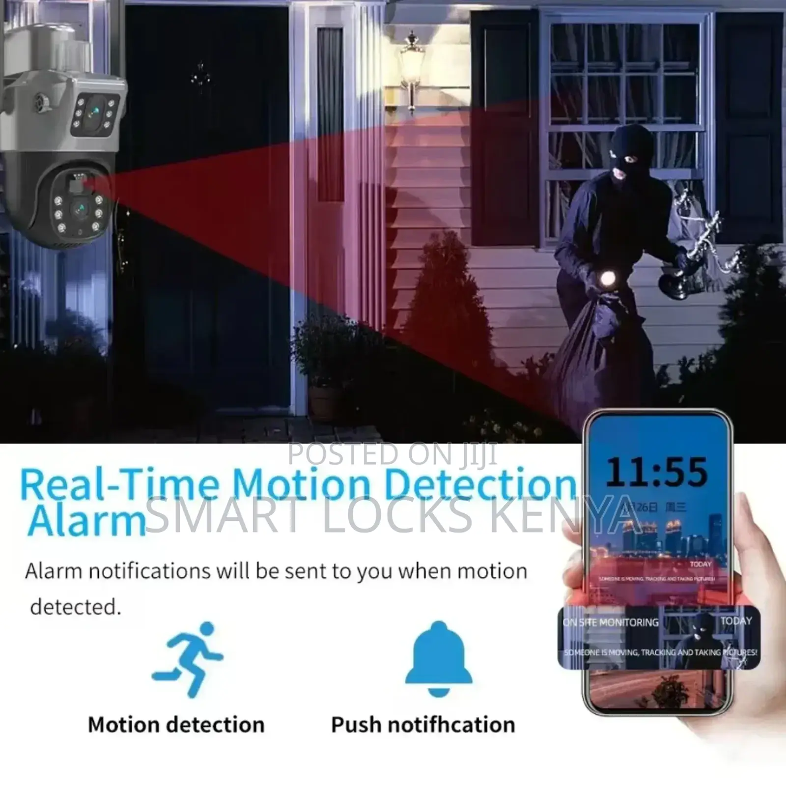 Four Lens 4g PTZ Smart Ai Solar Camera* Solar Powered.