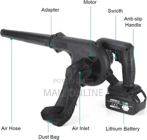 Cordless Leaf Blower Vacuum Cleaner Lithium Battery Electric Sweeper