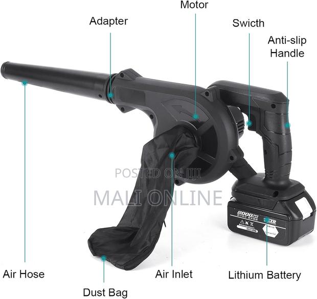 Cordless Leaf Blower Vacuum Cleaner Lithium Battery Electric Sweeper - thumbnail 2