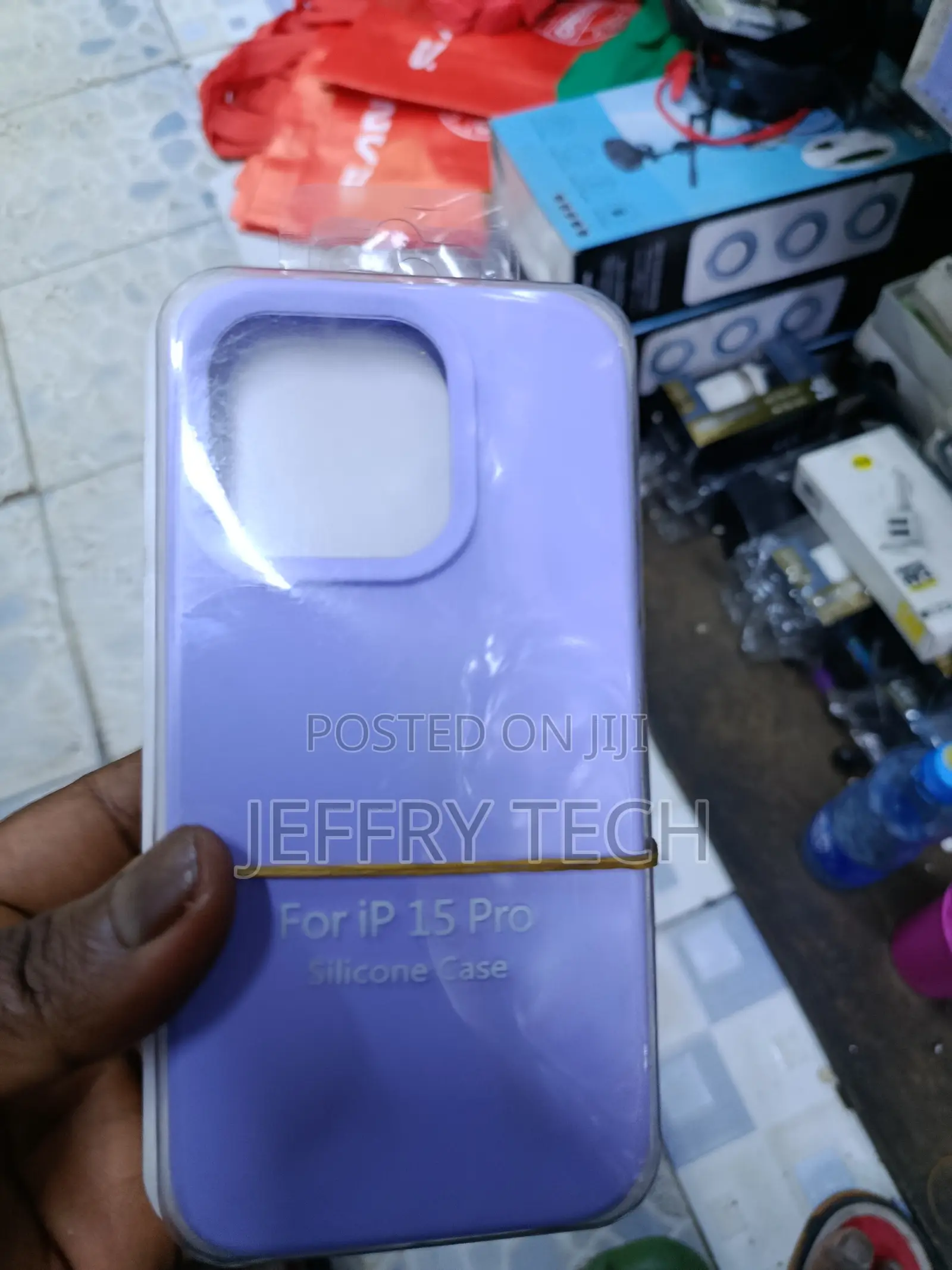 Linsee Lavender/Purple Liquid Silicone Case for iPhone 15 Pro