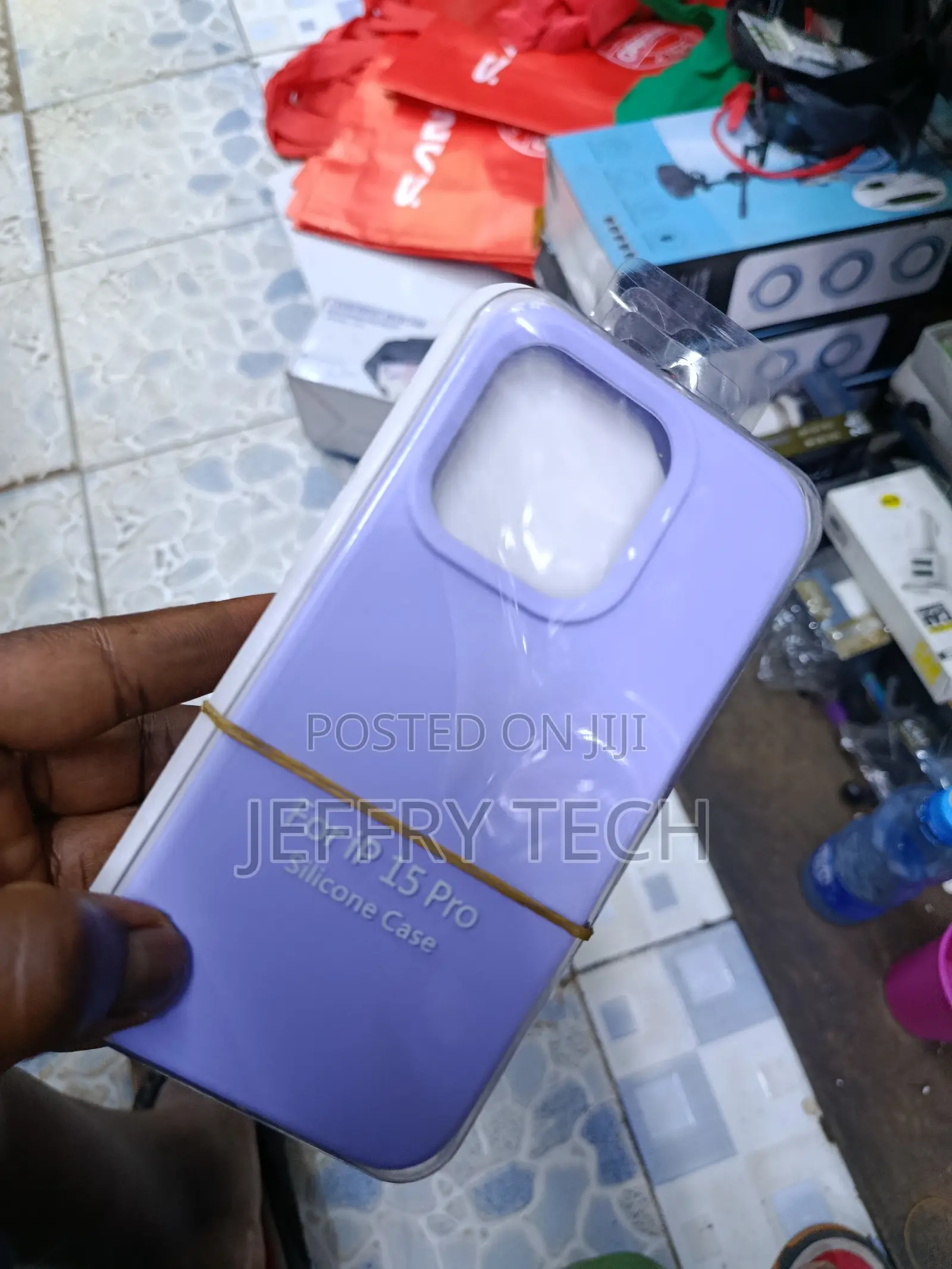 Linsee Lavender/Purple Liquid Silicone Case for iPhone 15 Pro