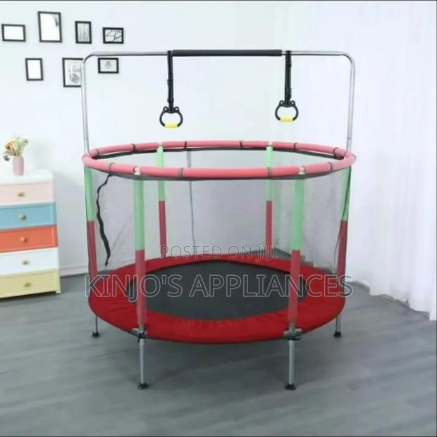 4ft Trampoline for Kids With Safety Enclosure