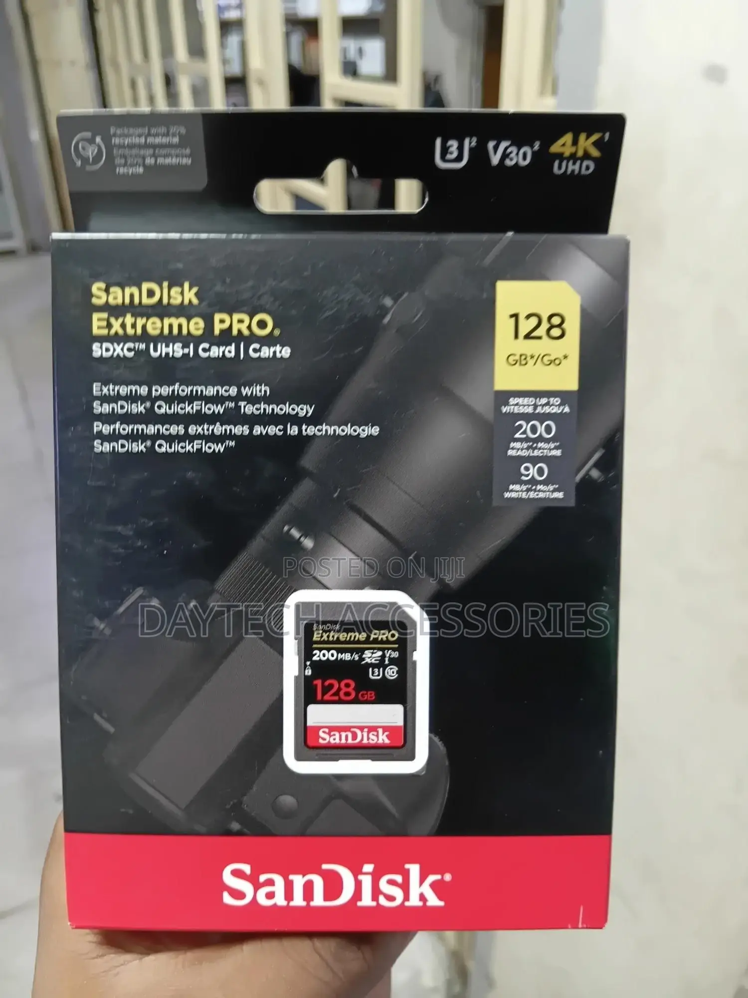 Sandisk Extreme Pro (200mb/S) Uhs-I SDXC Memory Card - 128gb
