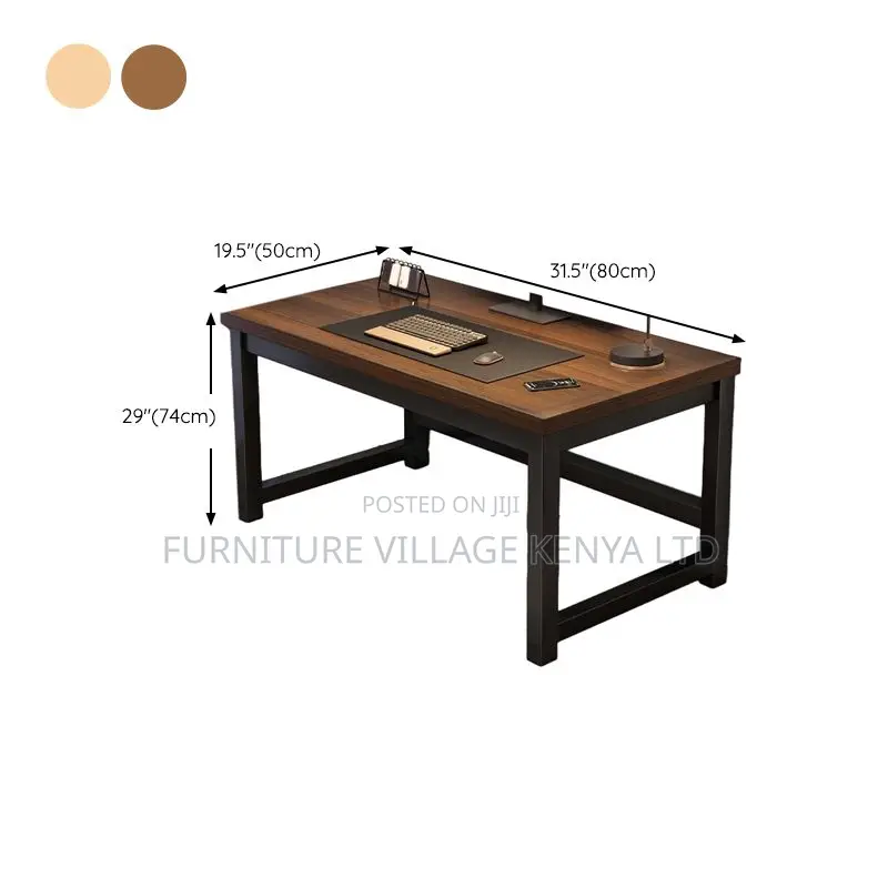 Office Table ; 1.2 Meter Office Table With Metal Base