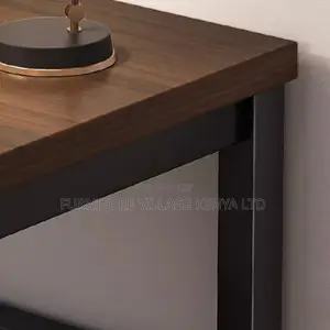 Office Table ; 1.2 Meter Office Table With Metal Base