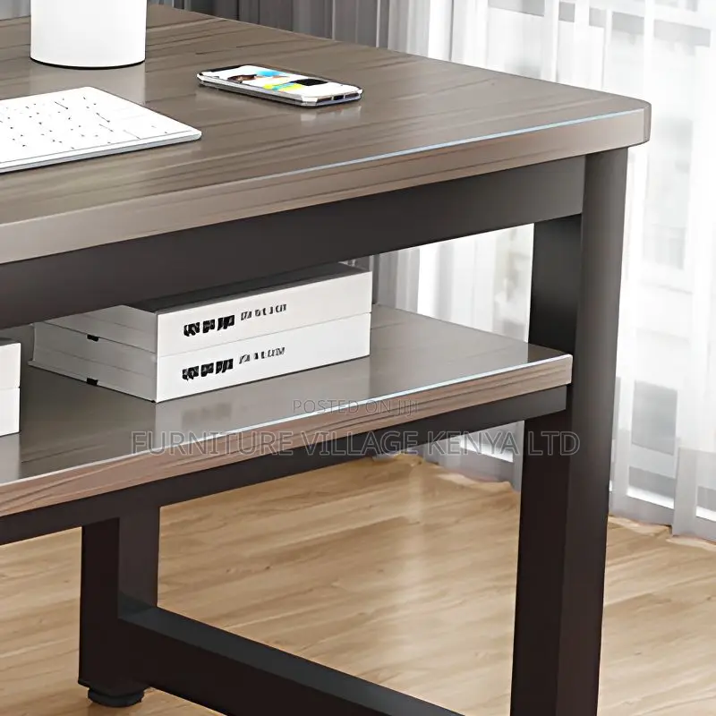 Office Table ; 1.2 Meter Office Table With Metal Base