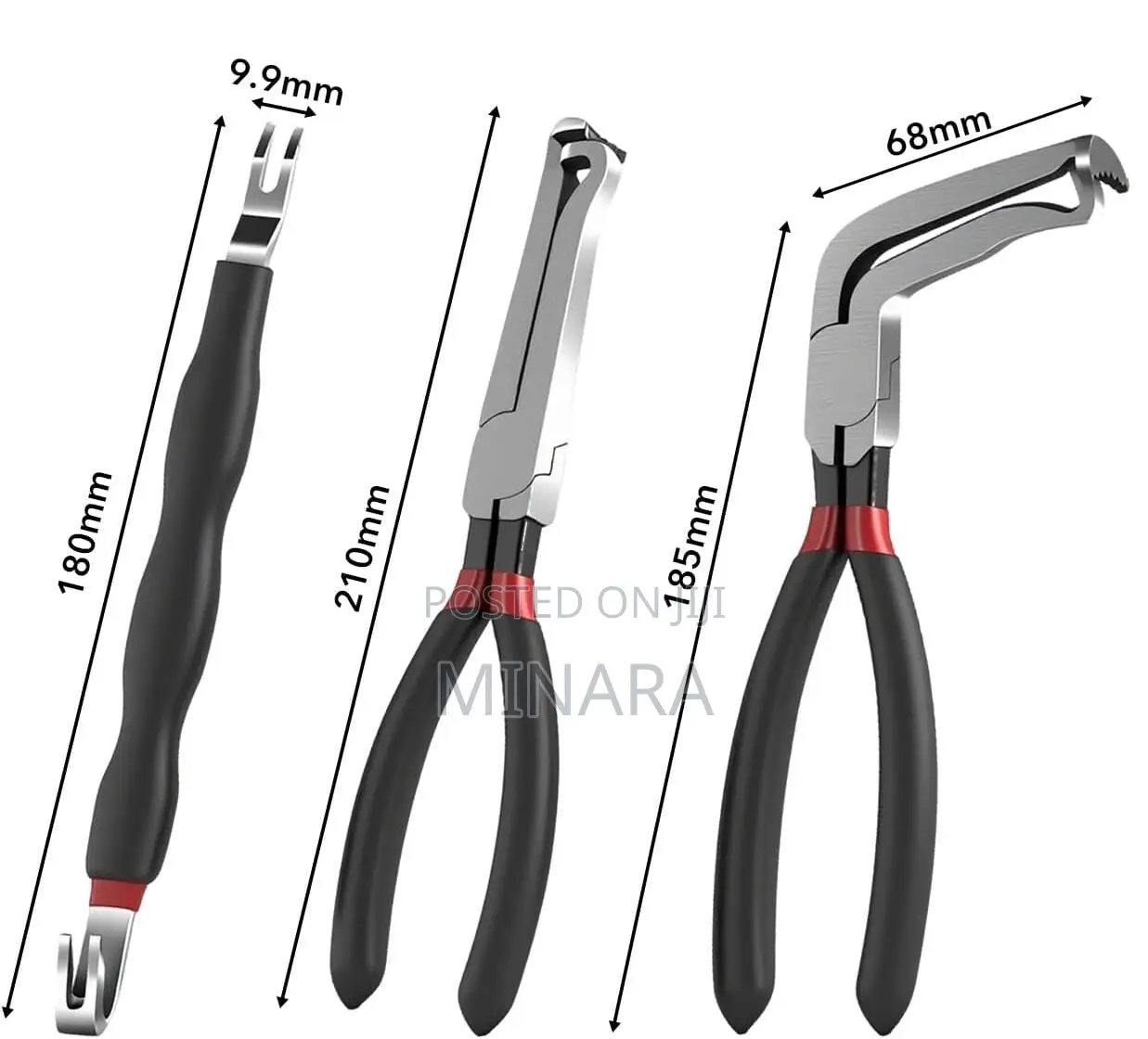 3 Pcs, Auto Electric Disconnect Pliers for Connectors Sensors