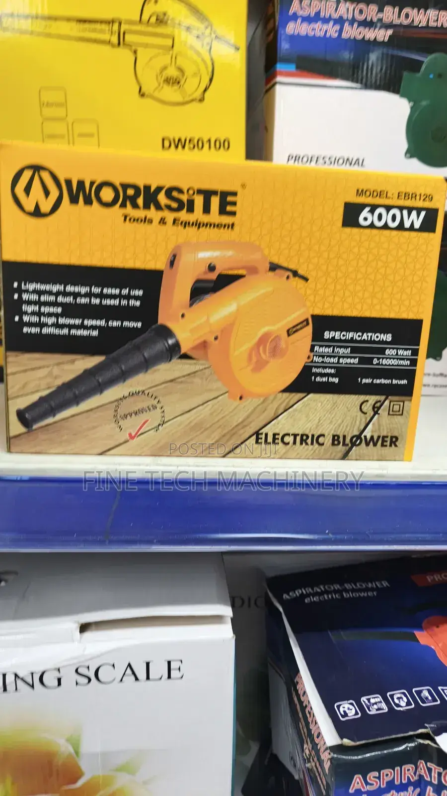 Worksite Electric Leaf Blower