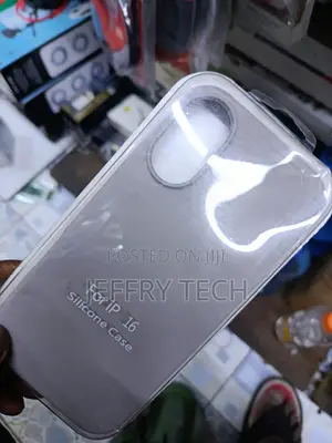Filoto Liquid Silicone iPhone 16 Case With Cloth Lining-Gray