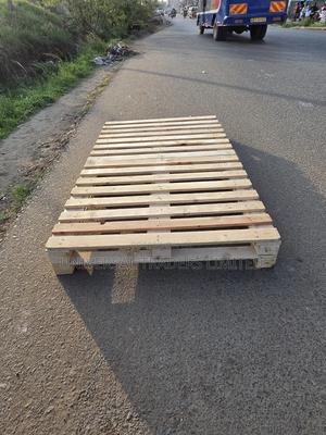 4×6 Wooden Simple Pallet Bed Base-Strong Support Pallet Bed. 05