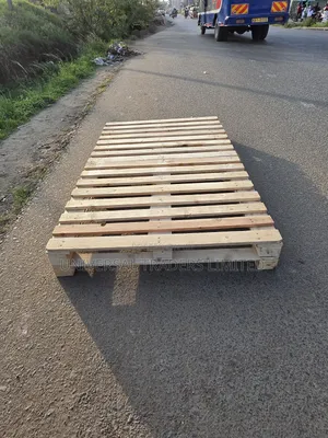 4×6 Wooden Simple Pallet Bed Base-Strong Support Pallet Bed. 05