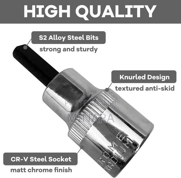2 Pc, Suspension Strut Spreader Socket, 1/2" Dr Shock Absorber Tool - thumbnail 2