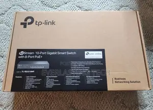 Tp-link Jetstream 10-port Gigabit Smart Switch 8 Poe+ & 2 Gigabit Sfp