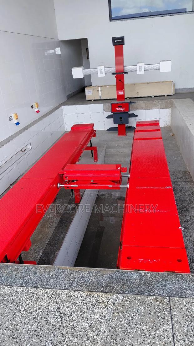 3d System Wheel Alignment Machine With Pit Rack With Legs. - thumbnail 2