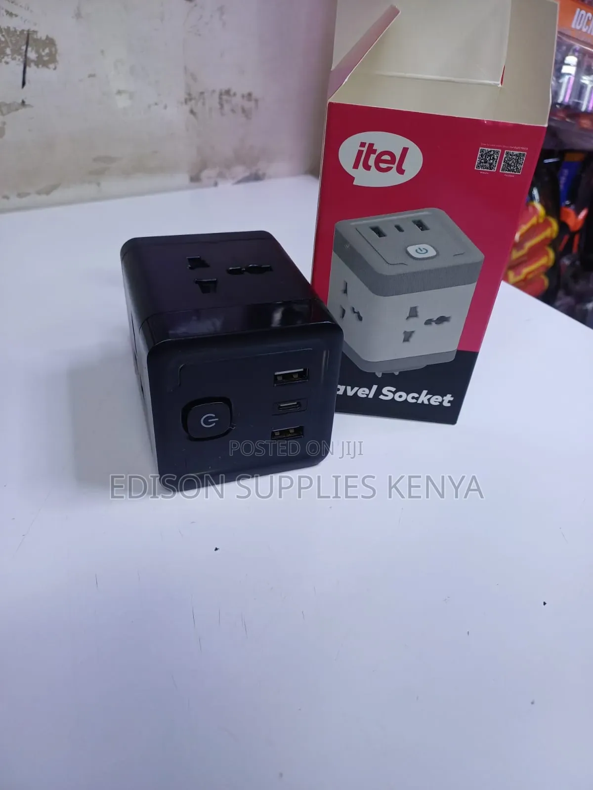 Travel Adapter Socket Cube Extension Multi Plug Portable Usb Charger