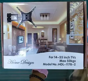 Tv Wall Mount Bracket - Strong Adjustable 14–55 Inches (50kg)