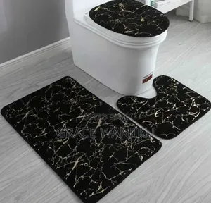Marble Pattern 3pcs Bathroom Mats
