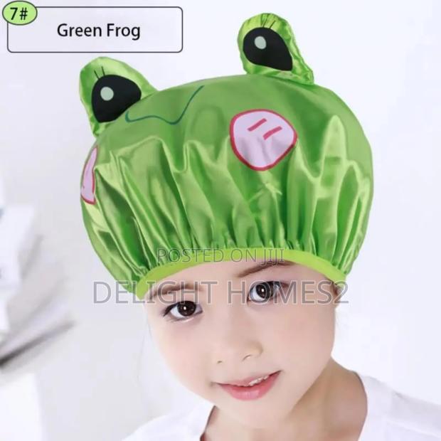 Cartoon Thick Waterproof Bath Hat_cu - main view