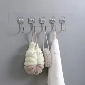 Strong Self Adhesive Wall Hanger With 6 Hooks