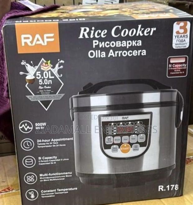 Raf 5l Rice Cooker – Large Capacity for Effortless Family Meals