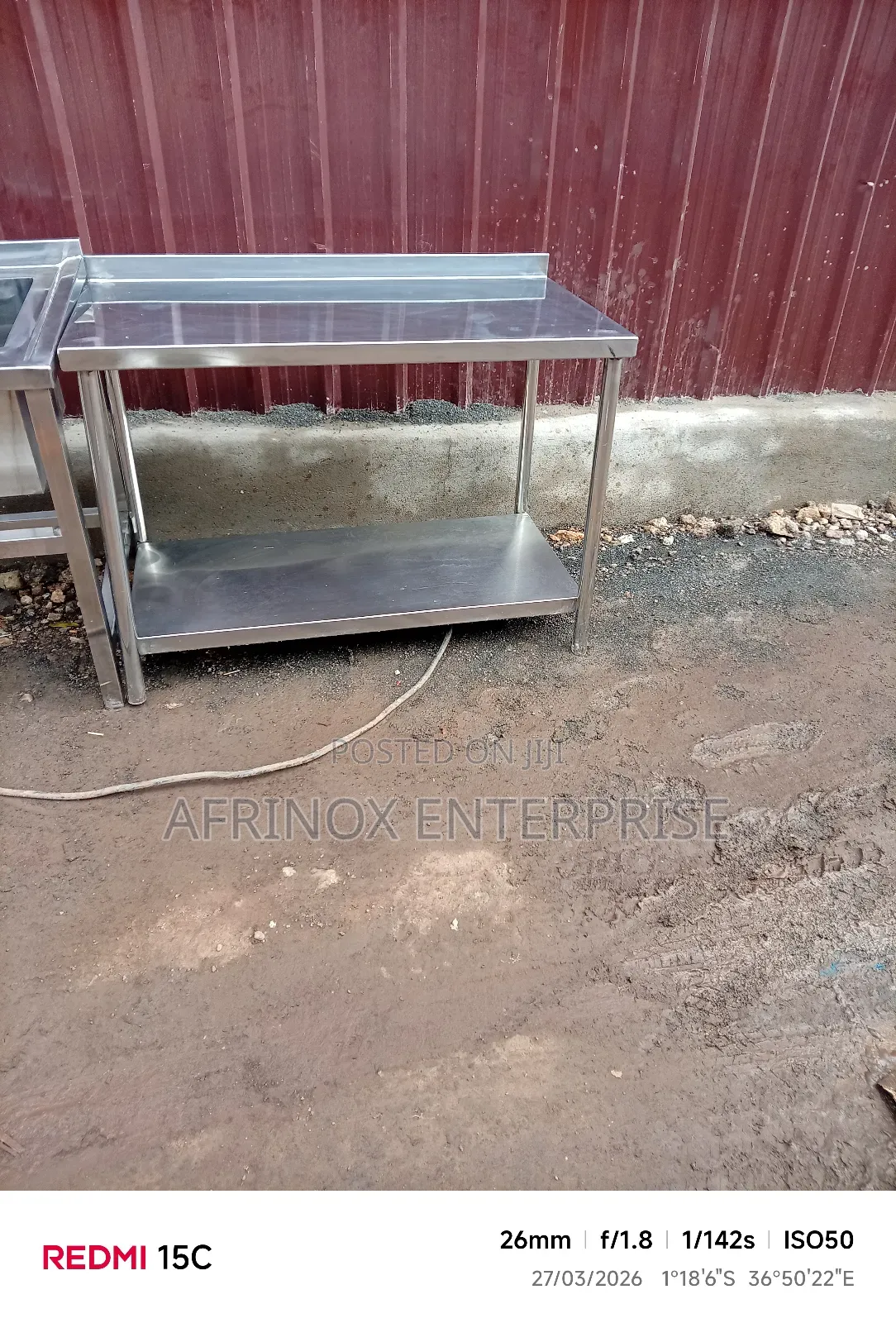 Food Prep Table Stainless Steel