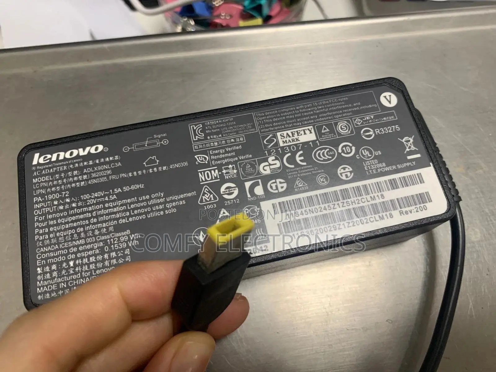 Lenovo Usb Laptop Charger 20v 3.25a 65w