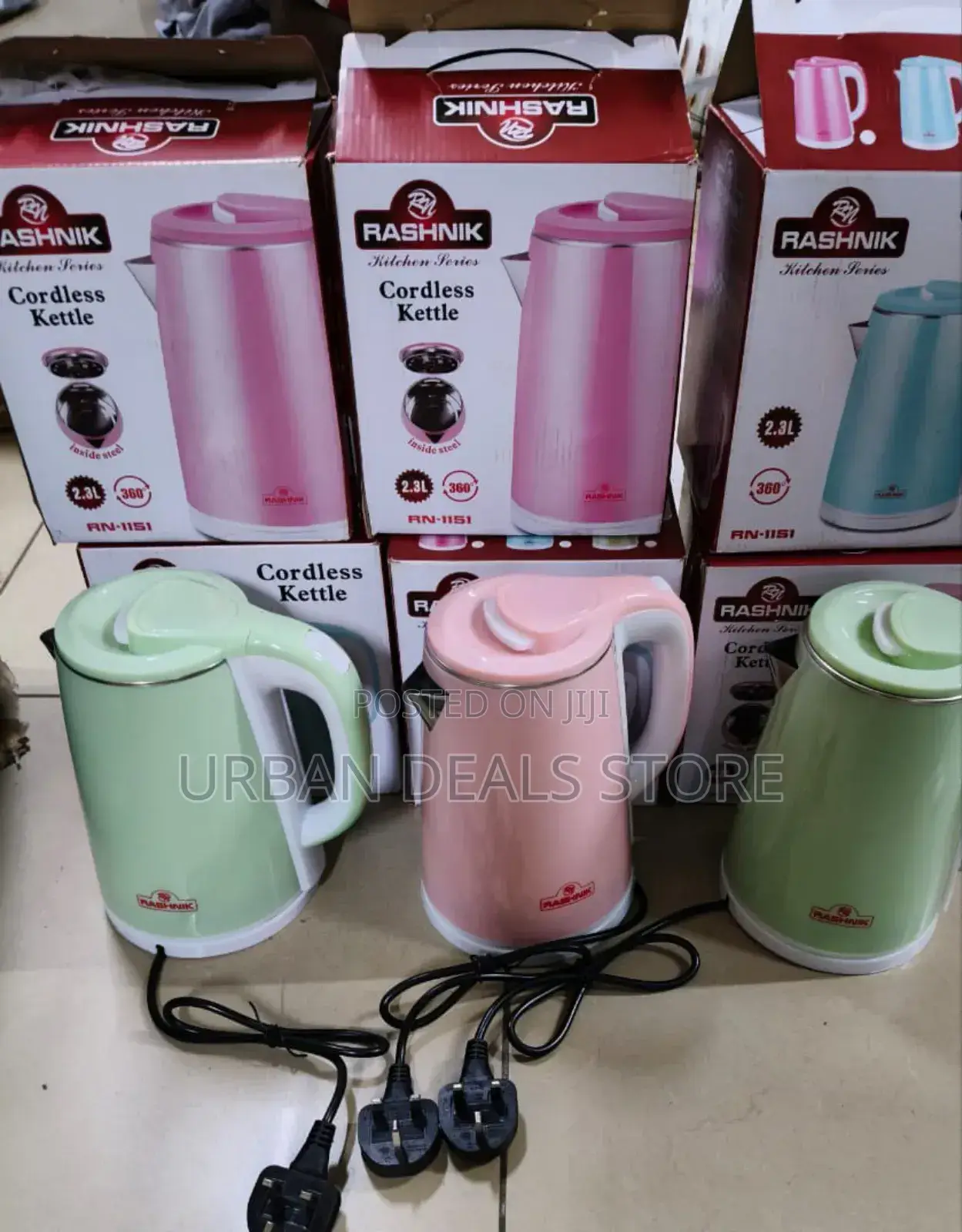 Rashnik 2.3l Plastic Electric Kettle
