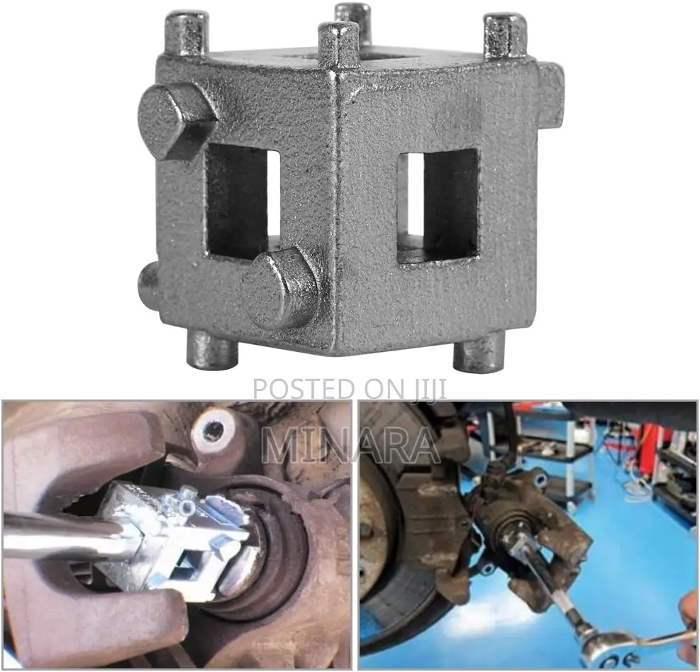 Rear Disc Brake Piston Retractor Tool, Rear Caliper Wind Back Cube
